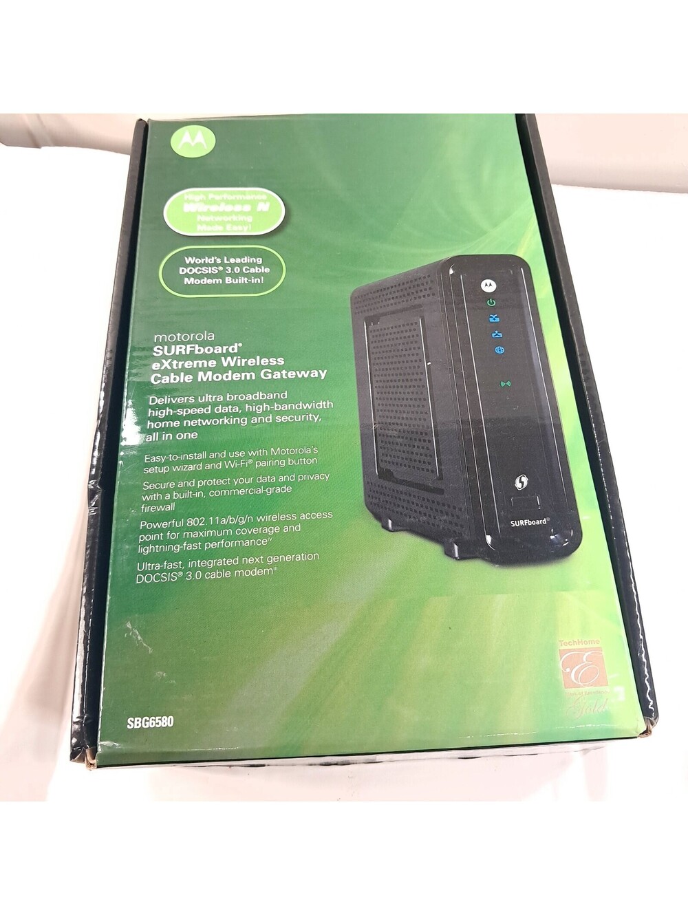 Motorola SBG6580 SURFboard eXtreme wireless cable modem gateway DOCSIS 3.0